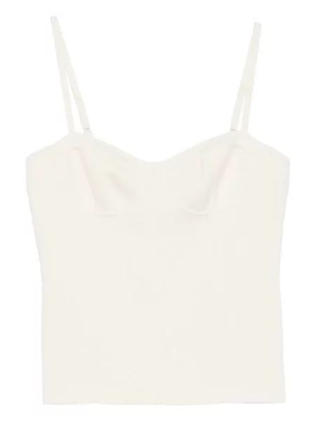 Pulover Soft Goat din cașmir lung alb