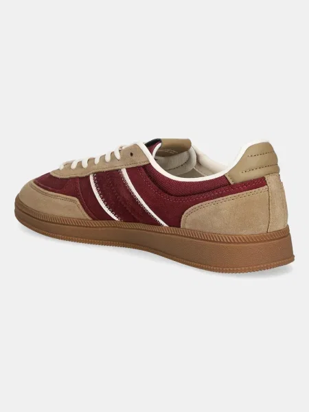 Kožené tenisky Tommy Jeans THE GREENWICH EDGE SUEDE béžová
