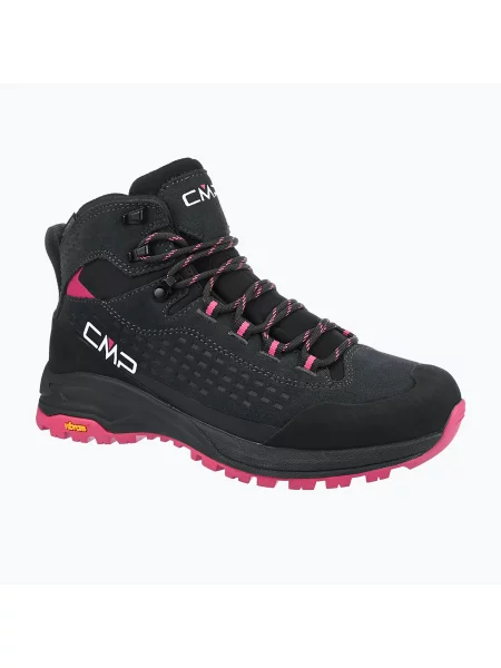 Încălțăminte de trekking pentru femei CMP Vertyx Mid Waterproof grey/fuxia gri