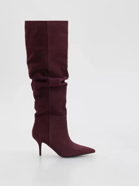 Замшевые сапоги Reserved