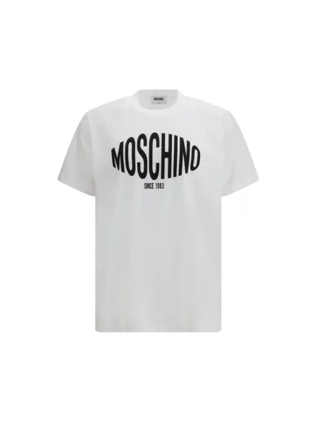 Koszulka Moschino z logo biała