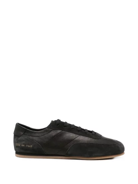 Sneakerși Common Projects din piele de căprioară negru