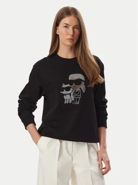 KARL LAGERFELD Суитшърт черен
