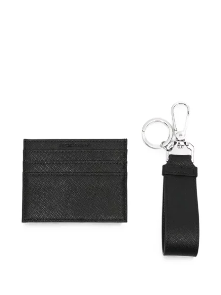 Портмоне Emporio Armani с автограф черно