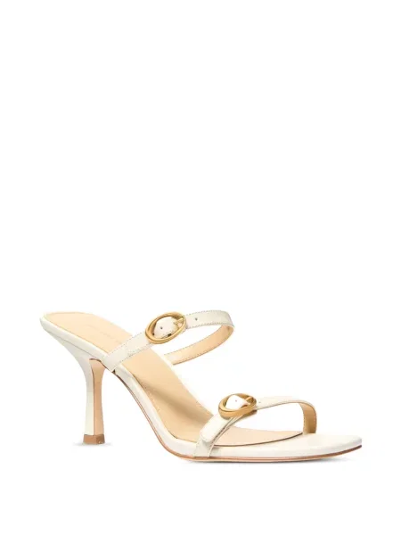 Sandale Michael Kors cu cataramă alb