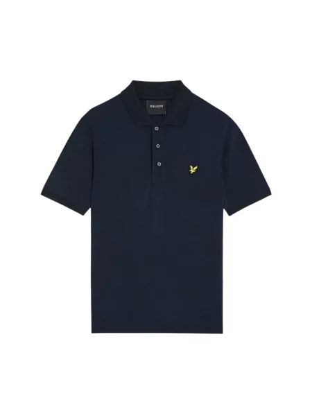 Koszulka polo Lyle & Scott niebieska