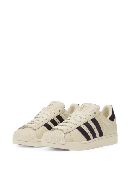 Fűzős csipkés sneaker Adidas Superstar fehér