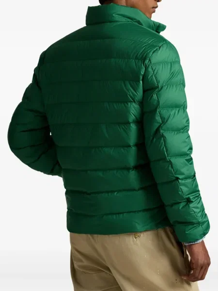 Μικρός κασκέτο Polo Ralph Lauren με χαμηλή μέση υφαίνω διαγωνίως πράσινο