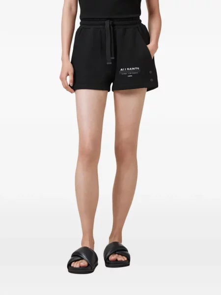 Pantaloni scurți Allsaints negru