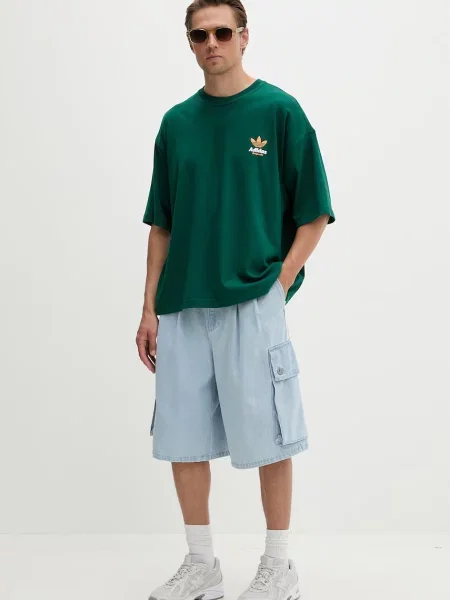 Adidas Originals cargo kratke hlače denim ADILENIUM SEASON modra