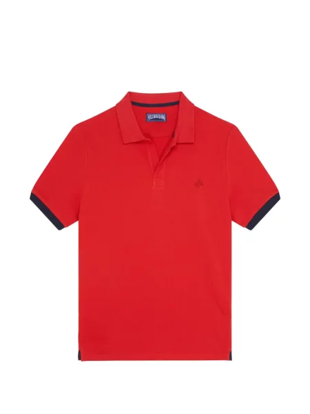 Gulerat tricou polo Vilebrequin roșu