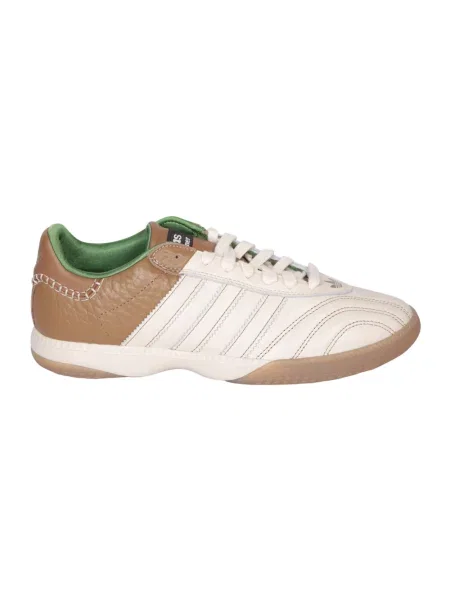 Lniane sneakersy Adidas Samba beżowe