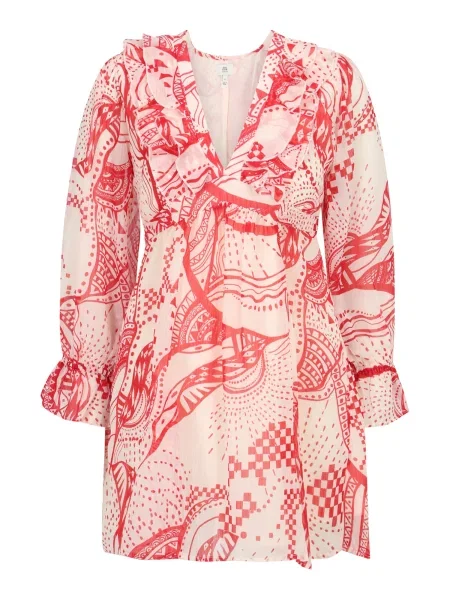 River Island Petite Ruha piros fehér