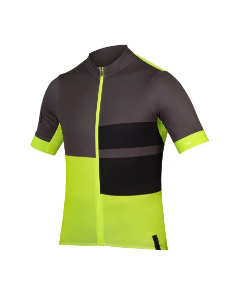 Koszulka rowerowa Endura Print hi-viz czarna