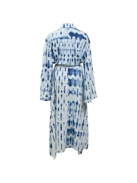 Rochie tip cămașă Nanushka de costum albastru