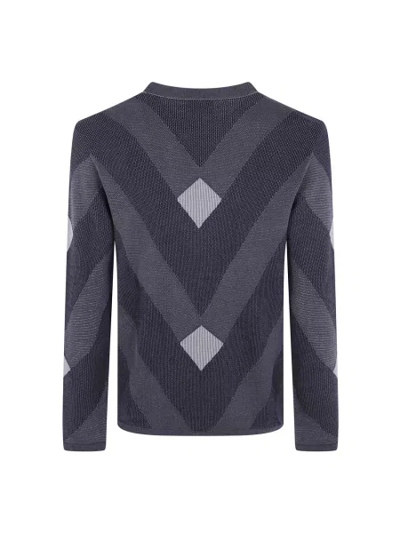 Sweter Emporio Armani niebieski