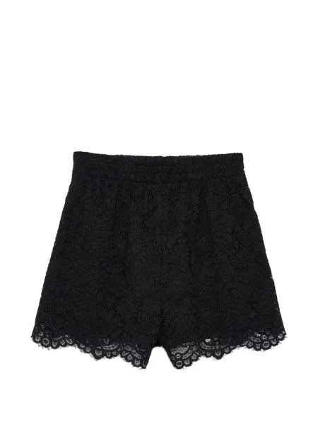 Pantaloni scurți Anine Bing din dantelă negru