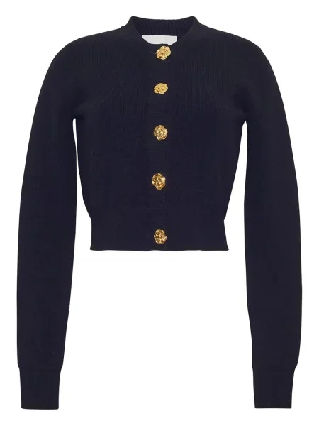 Kardigan Cara Cara prążkowany czarny