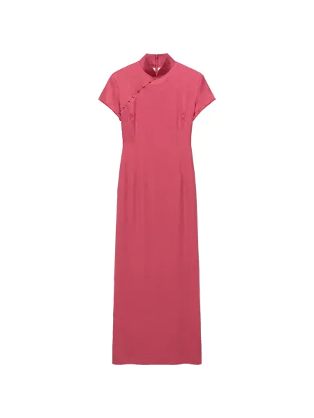 Rochie maxi Shanghai Tang roz