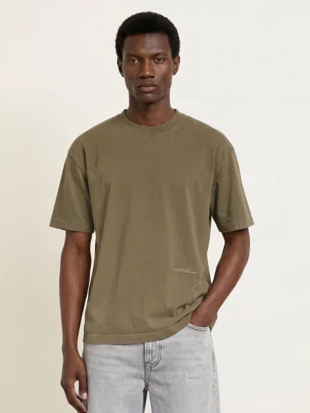Allsaints Tričko Maddox khaki