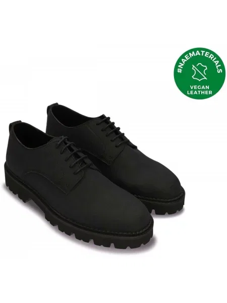 Šněrovací polobotky Nae Vegan Shoes černé