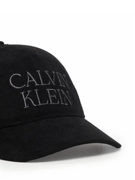 Calvin Klein Baseball sapka Corduroy Graphic 5 Panel Cap fekete