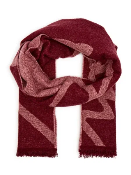 Marc Cain De lână șal bordo