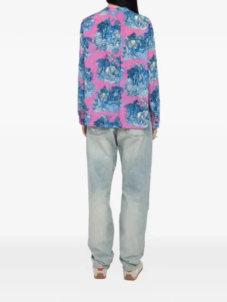 Cămașă Zadig&voltaire cu imagine roz