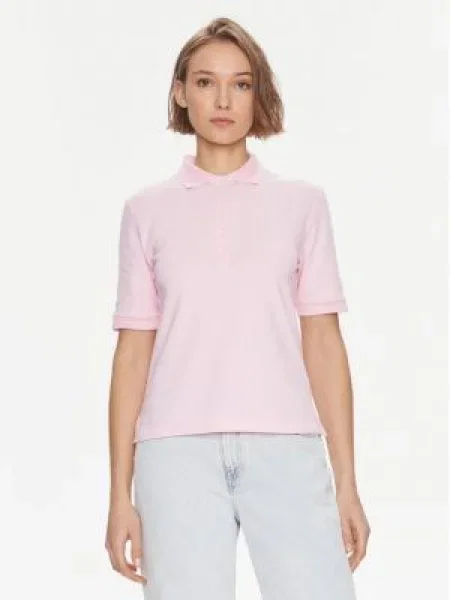 Tommy Hilfiger Tricou polo Openwork roz