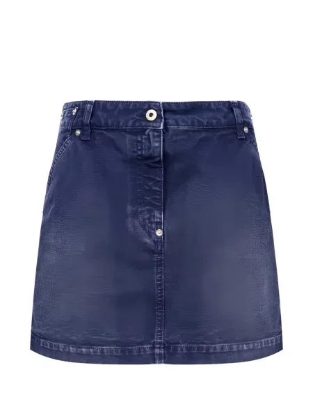 Spódnica jeansowa Halfboy w kształcie litery A niebieska