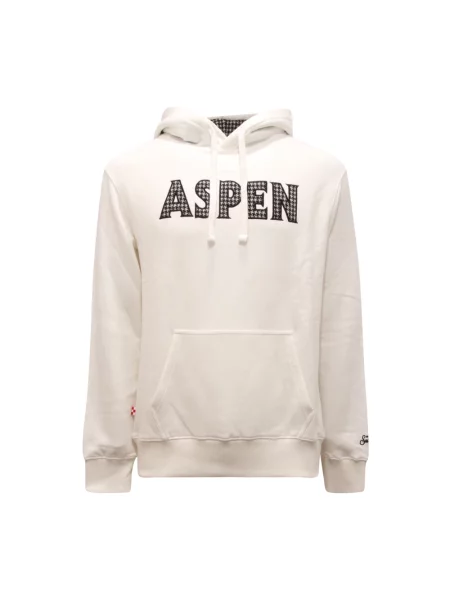 Bluza z kapturem Mc2 Saint Barth z kapturem biała