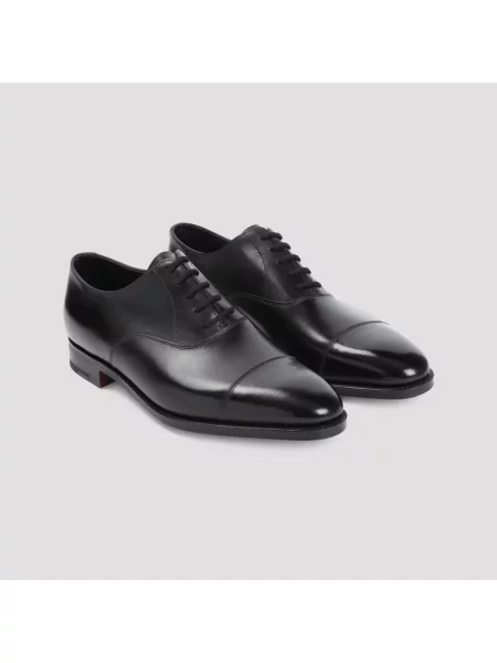 Oksfordy John Lobb skórzany czarny