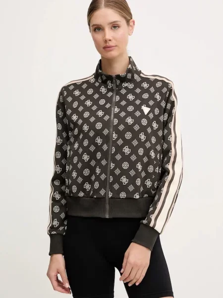 Dukserica Guess PEONY za žene s uzorkom bež