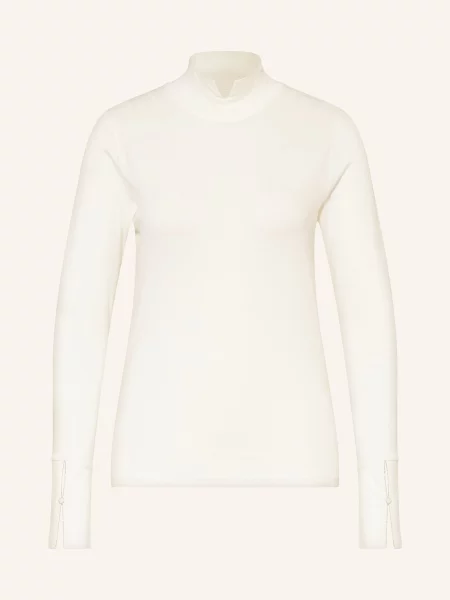Golf bluzka Marc Cain z długim rękawem biała