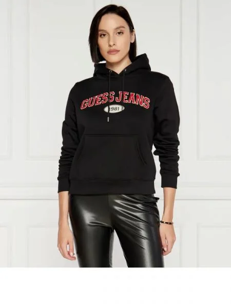 Guess Jeans Hanorac negru