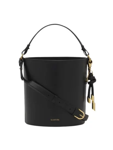 Torba Lanvin skórzana czarna