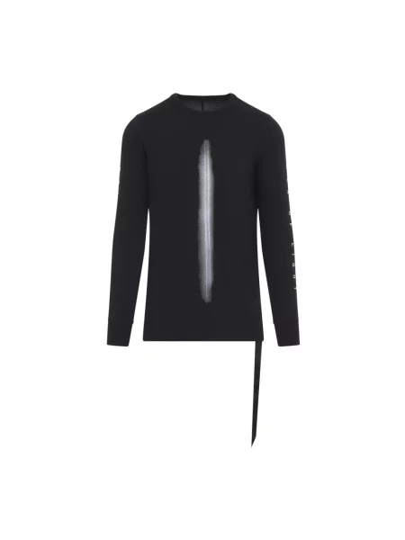 T-shirt Rick Owens DRKSHDW Level Ls T-Shirt Black/ Milk M czarna