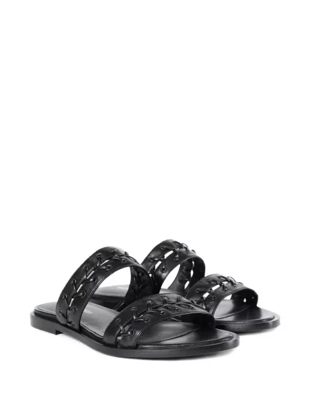 Sandale Ann Demeulemeester din piele negru
