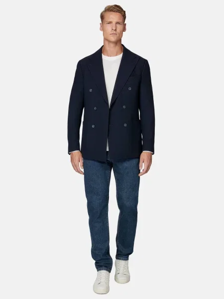 Boggi Milano Sacou Business bleumarin