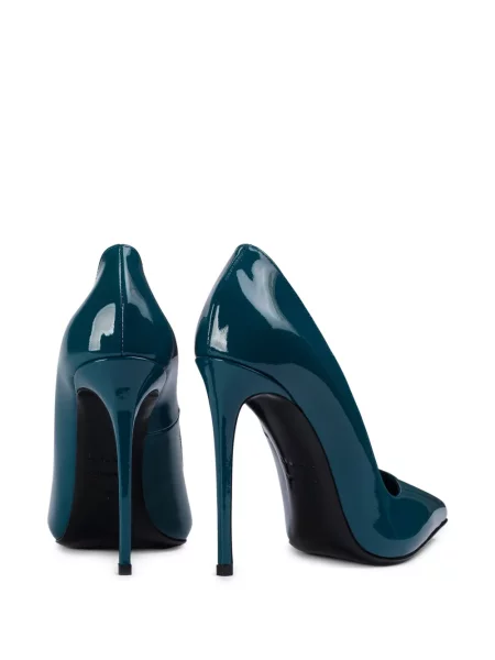 Pantofi cu toc Le Silla din piele albastru