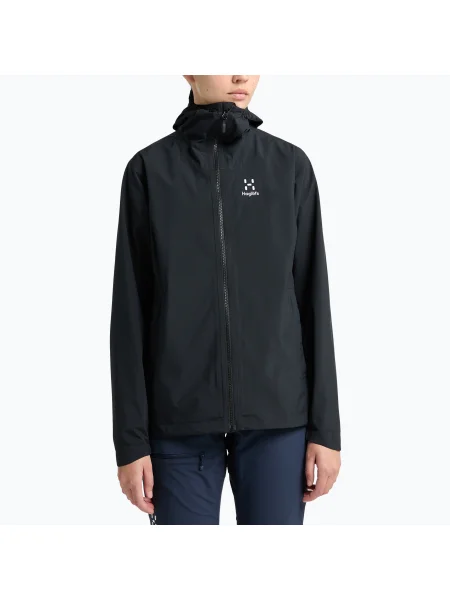 Haglöfs Korp Proof дамско дъждобранно яке черно