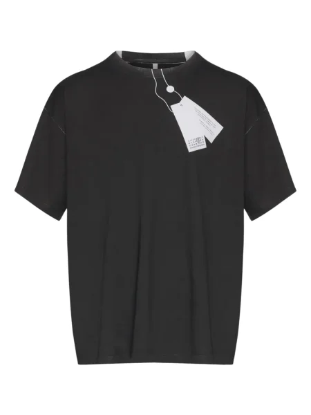 Tricou Mm6 Maison Margiela cu imagine negru