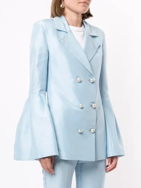 Jedwabna marynarka Macgraw niebieska