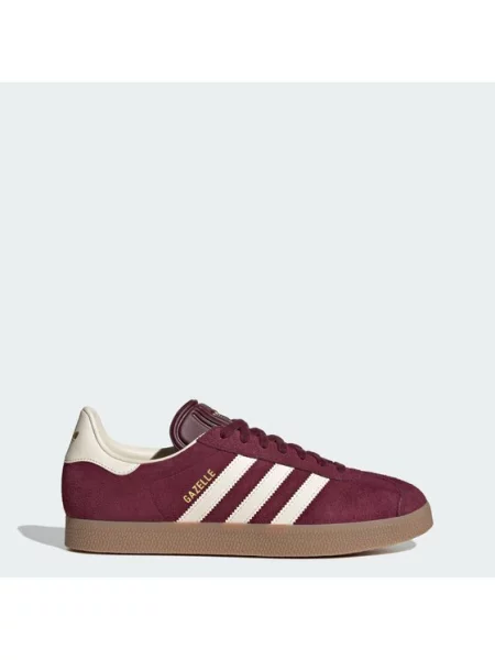 Półbuty Adidas zamszowe czerwone
