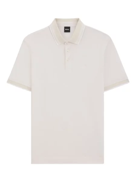 Tricou polo Boss alb