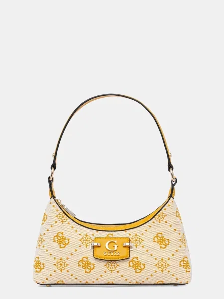 Guess torebka NEDA żółty