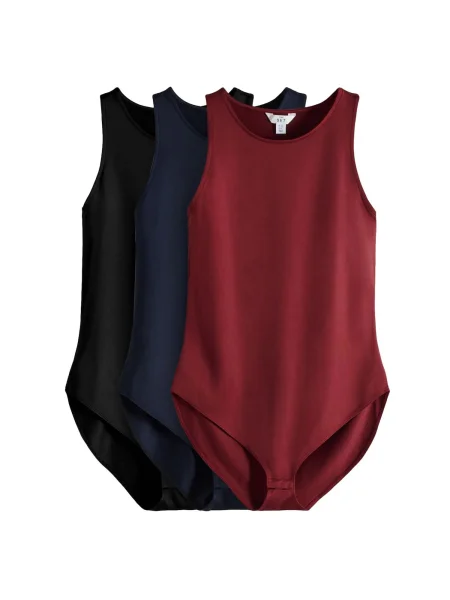 The Set Body námořnická modř / tmavě červená černá