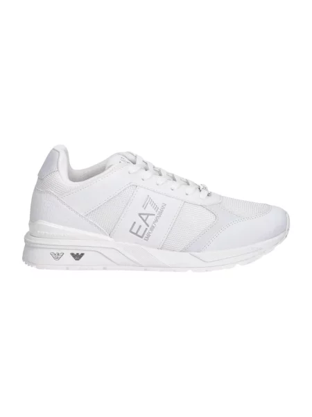 Sneakersy Emporio Armani Ea7 z nadrukiem białe