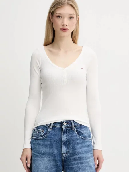 Tommy Jeans longsleeve biały