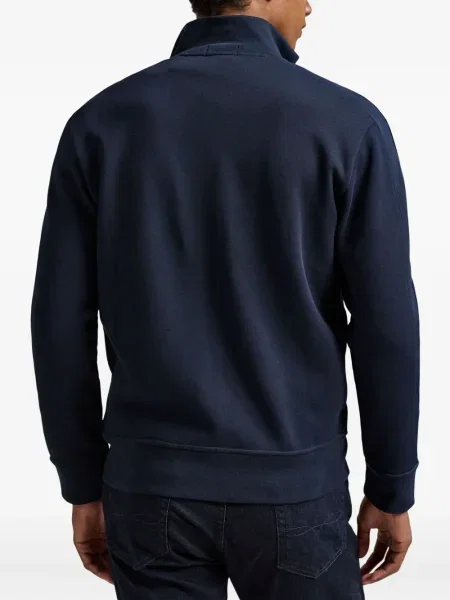 Tricou polo Polo Ralph Lauren cu dungi cu două rânduri de nasturi cu aplicații negru